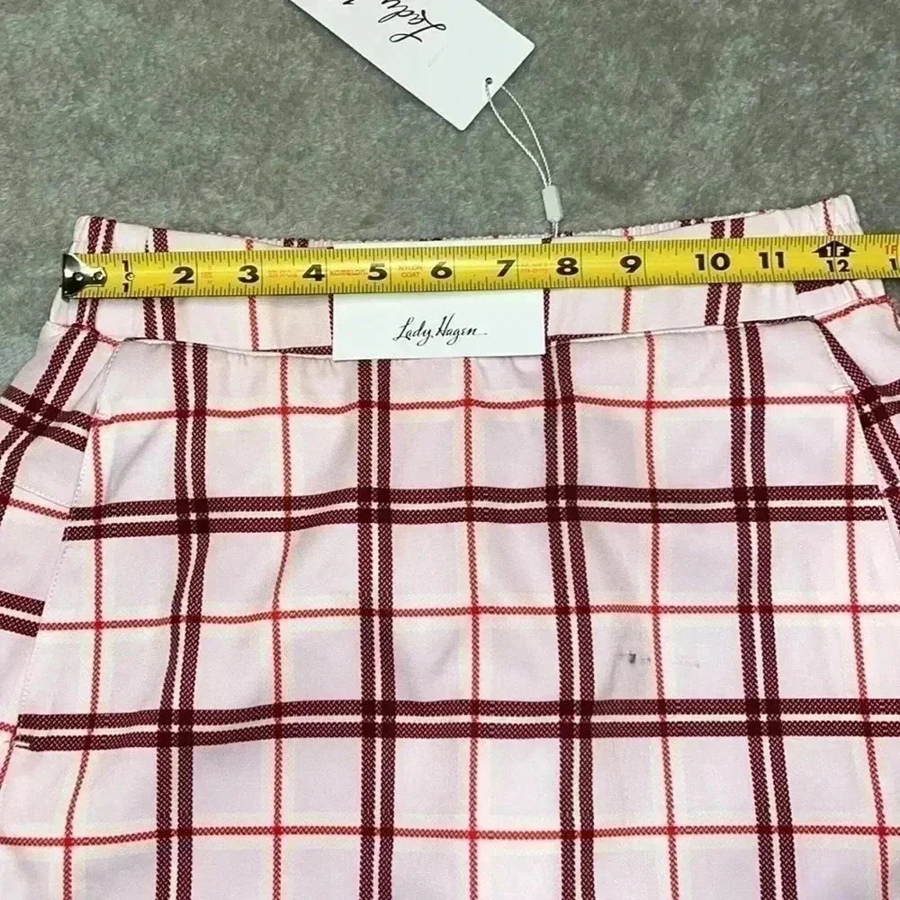 Lady Hagen Cute plaid golf skirt Size XS NWT - Picture 5 of 7